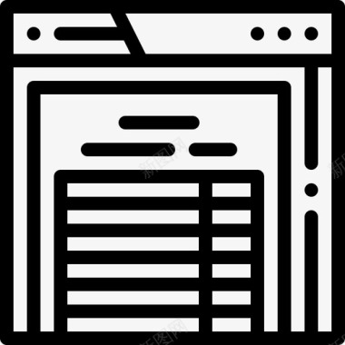 水墨数字8免扣文档数字服务8线性图标图标