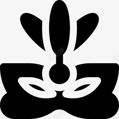 独眼罩眼罩夜派对35填充型图标图标