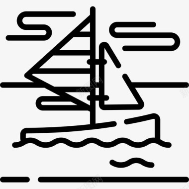 航海冒险41直线型图标图标