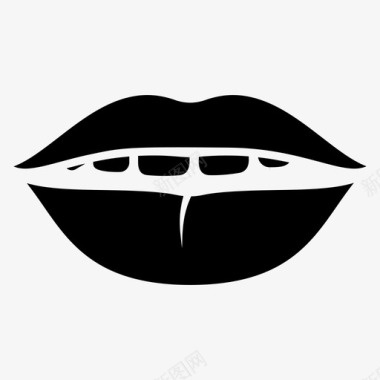 唇膏女性嘴唇人唇图标图标