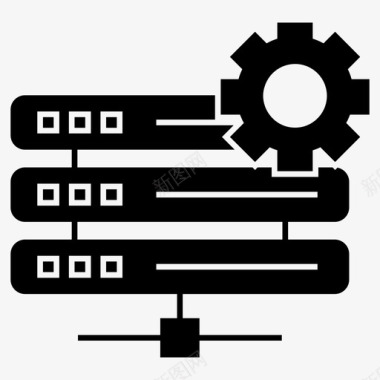 数据托管云数据设置云计算云数据图标图标