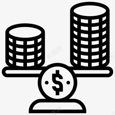 支付宝余额余额会计计算图标图标