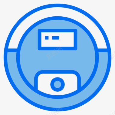 吸尘器gadget21蓝色图标图标