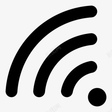 双11无线wifi互联网信号图标图标