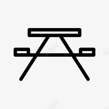 木凳椅子座位图标图标