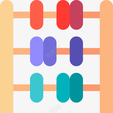 算盘珠算盘24幼儿园公寓图标图标