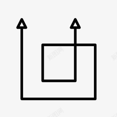 执弓箭头弓方向图标图标