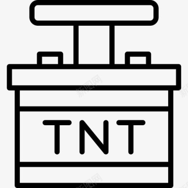 Tnt金矿4线性图标图标