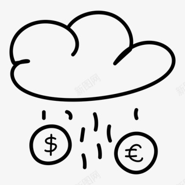 精华linemoneyraincashbackcloudearning图标图标