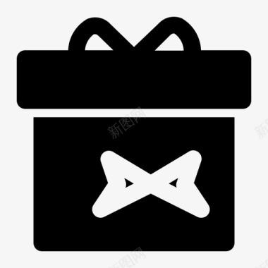 装礼物的礼盒礼物盒子奖励图标图标