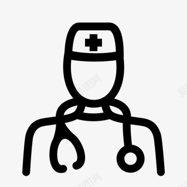 icon专家医生护理医疗保健图标图标