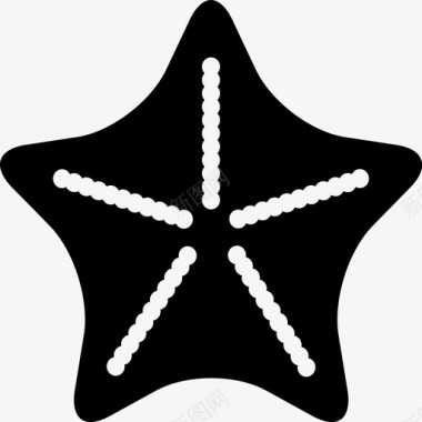 星型孤立型形状图标图标