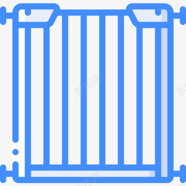 写作业孩子大门养育孩子4蓝色图标图标