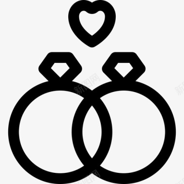 结婚戒指世界骄傲日13直系图标图标