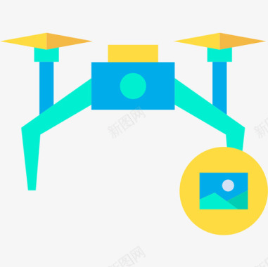 无人机无人机无人机18扁平图标图标