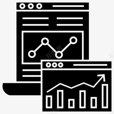 商业案例财务增长分析业务利润经济图表图标图标
