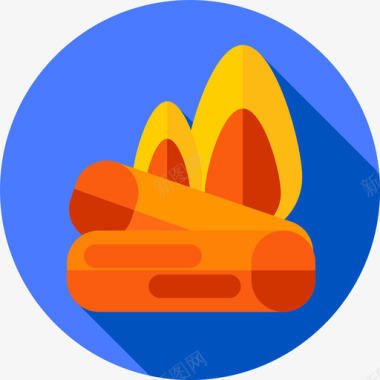 夏令营总动员营火12号夏令营公寓图标图标