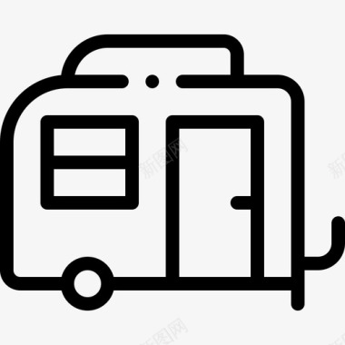 夏令营总动员商队夏令营11号直线型图标图标