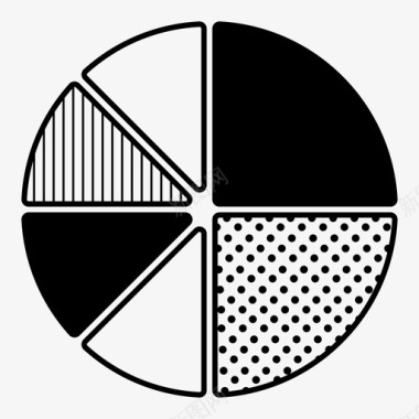 生活数据饼图饼图数据图表图标图标