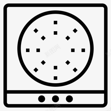 灶台电器厨房图标图标