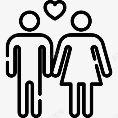 异性异性恋性别认同3直系图标图标