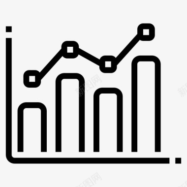 股票标图表分析投资图标图标