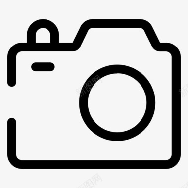 相机摄影多媒体独特图标图标