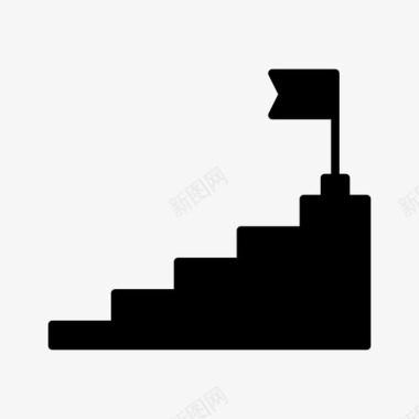 楼梯商务金融图标图标