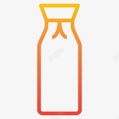 清酒清酒瓶子和容器2梯度图标图标