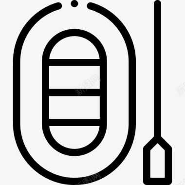 公园喷泉船水上公园32直线型图标图标