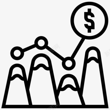 数据分析矢量图数据分析业务财务图标图标