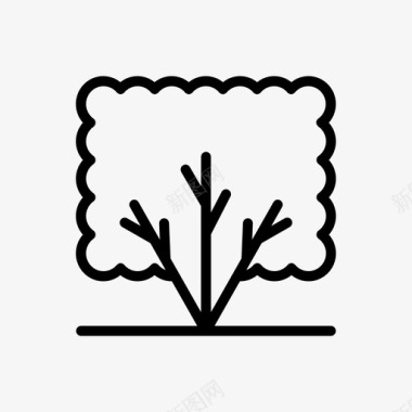 公共环境标识丛林生态环境图标图标