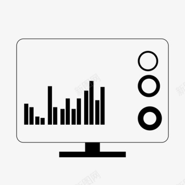布局柱分析图表数据分析图标图标