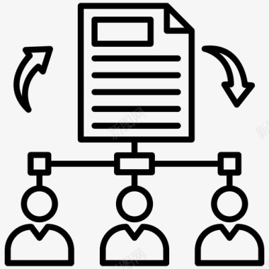广告设计数据共享数据交换数据传输图标图标
