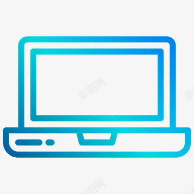 笔记本电脑其他元素4蓝色图标图标