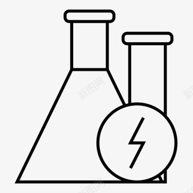 生物背景化学能源乙醇图标图标