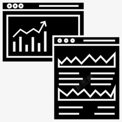 商业统计数据在线商业分析商业分析商业信息图表图标高清图片