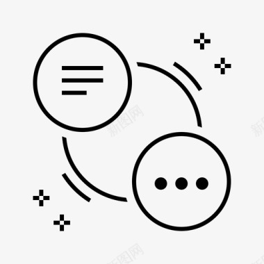 百度翻译语言交流对话图标图标