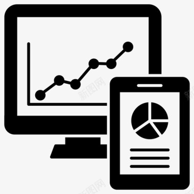 数据分析矢量图web分析计算机数据分析图标图标