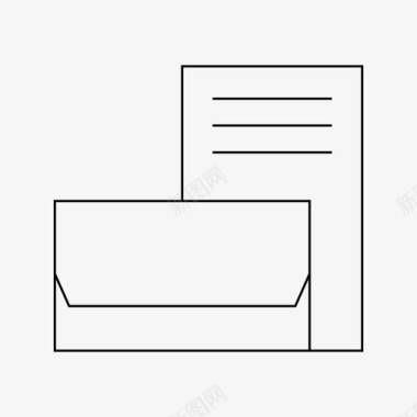 小信封邮件文件信封图标图标