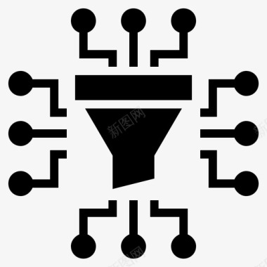 网络营销书营销漏斗数字漏斗网络营销漏斗图标图标