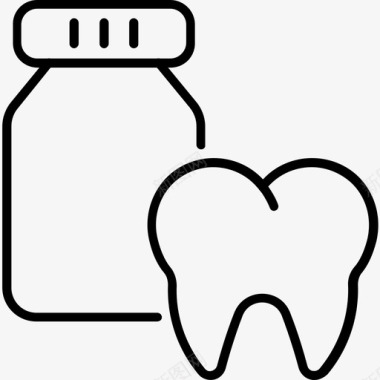 物牙齿牙科药物图标图标