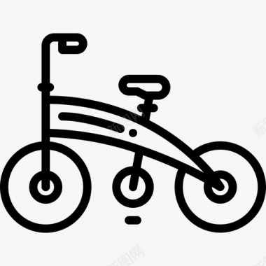 儿童自行车自行车折叠图标图标
