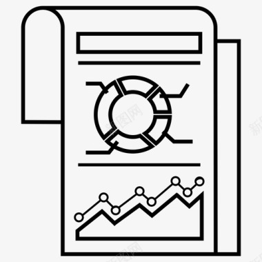 条线图形图形报告分析效率报告图标图标