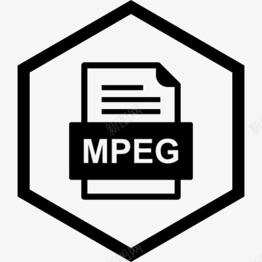 PPTX格式mpeg文件文件文件类型格式图标图标