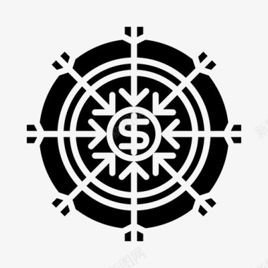 财务收据目标业务财务图标图标
