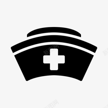 医院护士站护士帽健康医院图标图标