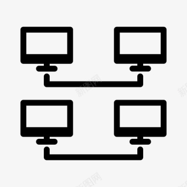 pr公司服务器连接连接链接图标图标