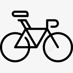直线赛道赛道自行车自行车比赛13直线型图标高清图片