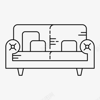 沙发详情沙发家具客厅图标图标